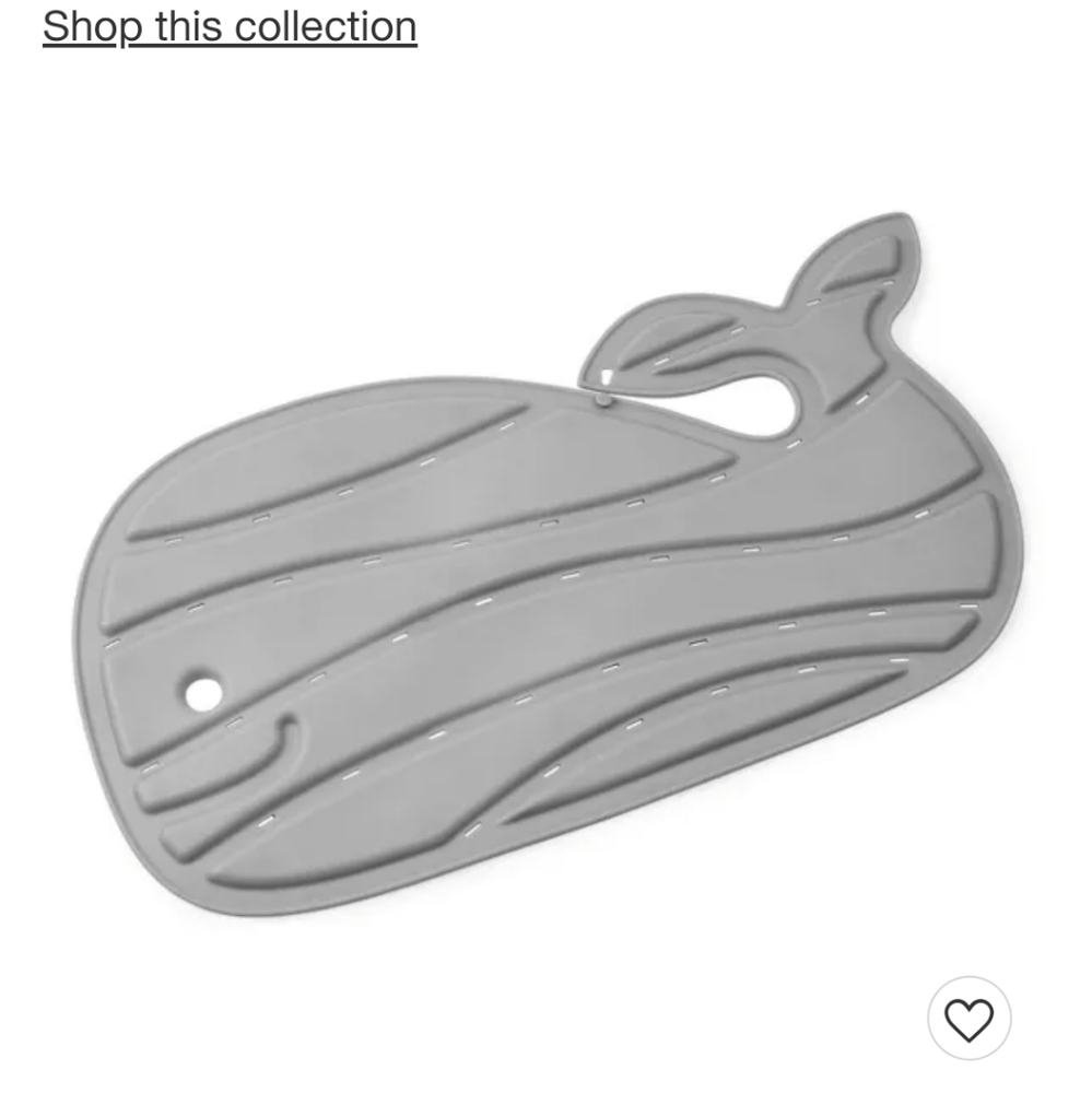 Skip Hop Gray Whale Bath Mat